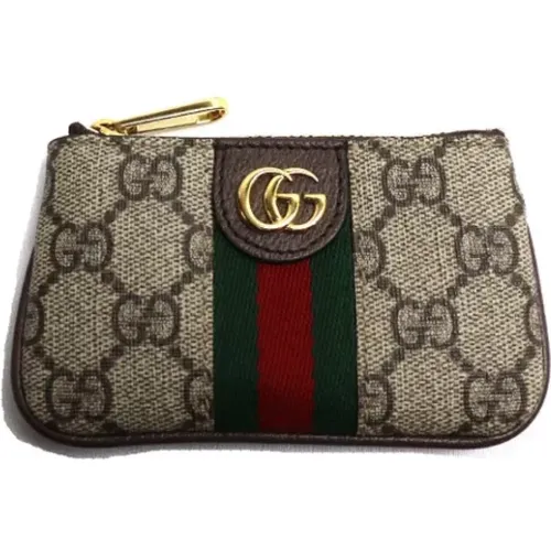 Pre-owned Wallets, female, , Size: ONE SIZE Pre-owned Canvas wallets - Gucci Vintage - Modalova