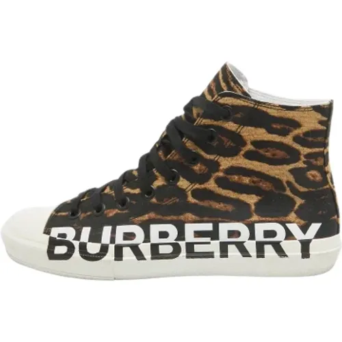 Pre-owned Sneakers, male, , Size: 8 US Pre-owned Canvas sneakers - Burberry Vintage - Modalova