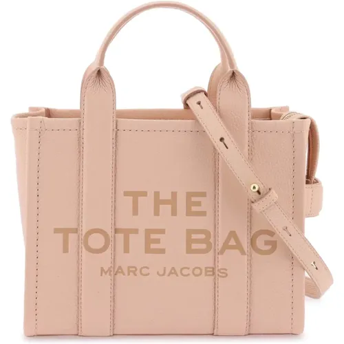 Strukturierte Leder-Tote-Tasche mit Griffen , Damen, Größe: ONE Size - Marc Jacobs - Modalova