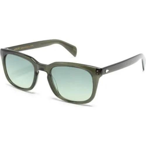 Sunglasses, unisex, , Size: 52 MM Dark Forest Wood Sunglasses - Moscot - Modalova