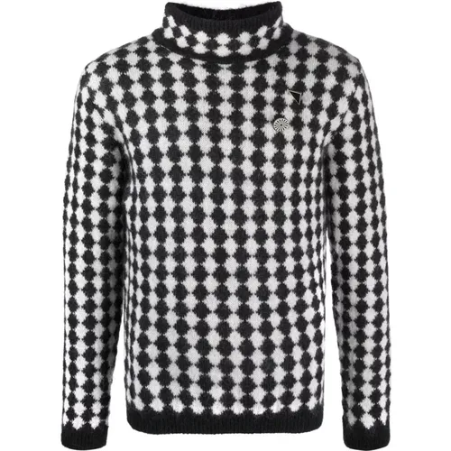 Wool Sweater with High Neck , male, Sizes: M - Saint Laurent - Modalova