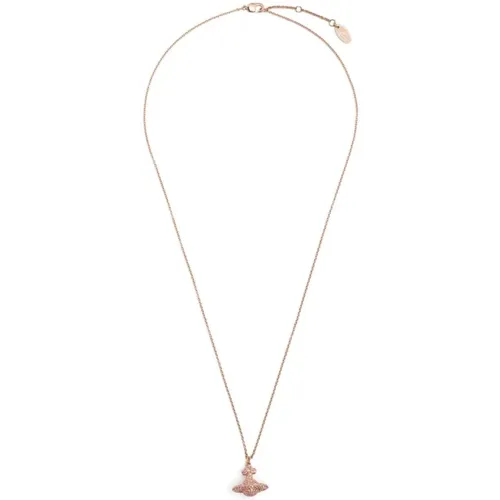 Signatur Orb Roségold Kette Anhänger - Vivienne Westwood - Modalova