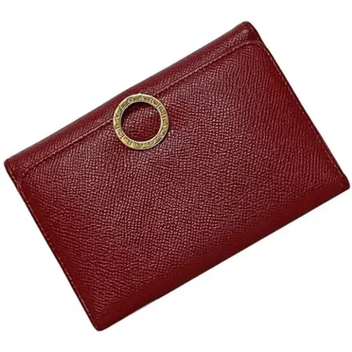 Pre-owned Wallets, female, , Size: ONE SIZE Pre-owned Leather wallets - Bvlgari Vintage - Modalova