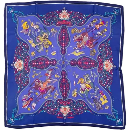 Pre-owned Scarves, female, , Size: ONE SIZE Pre-owned Silk scarves - Hermès Vintage - Modalova