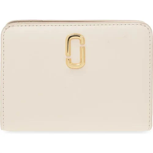 ‘The J Marc Mini’ leather wallet , female, Sizes: ONE SIZE - Marc Jacobs - Modalova