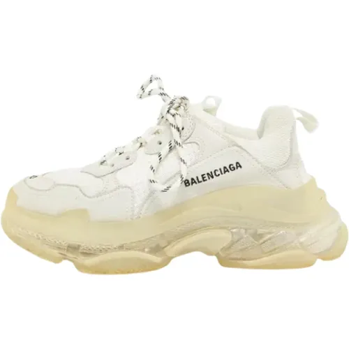 Pre-owned Sneakers, female, , Size: 10 US Pre-owned Mesh sneakers - Balenciaga Vintage - Modalova