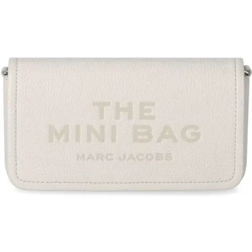 Weiße Leder Mini Crossbody Tasche - Marc Jacobs - Modalova