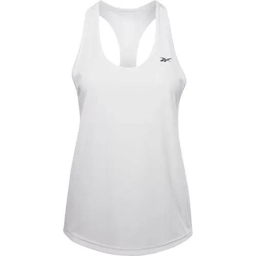 Mesh Back Trainings T-Shirt , Damen, Größe: M - Reebok - Modalova