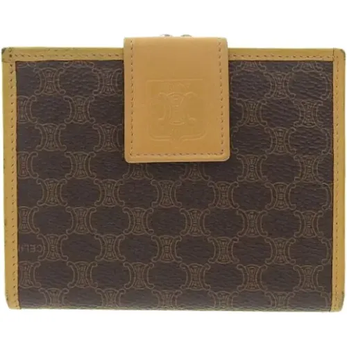 Pre-owned Wallets, female, , Size: ONE SIZE Pre-owned Leather wallets - Celine Vintage - Modalova