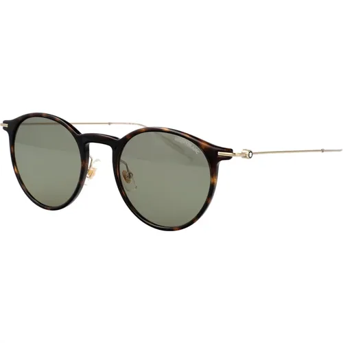 Sunglasses, male, , Size: 50 MM Stylish Sunglasses Mb0097S - Montblanc - Modalova