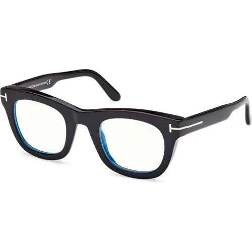 Blau Block Brillengestell , unisex, Größe: 49 MM - Tom Ford - Modalova