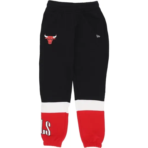 Chicago Bulls Farbblock Jogger Hose , Damen, Größe: S - new era - Modalova