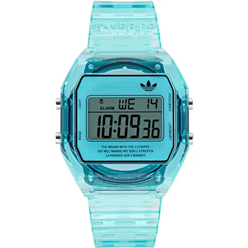 Watches, unisex, , Size: ONE SIZE Digital Two Crystal Resin Watch - Adidas - Modalova