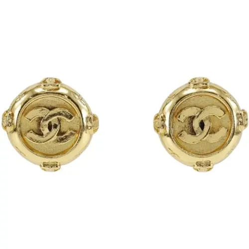 Pre-owned Jewellery, female, , Size: ONE SIZE Pre-owned Metal earrings - Chanel Vintage - Modalova