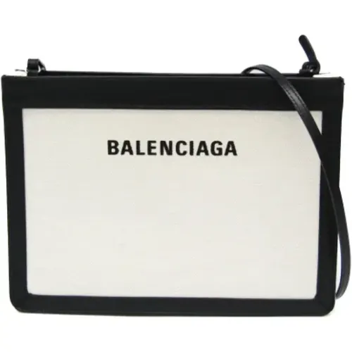 Pre-owned Shoulder Bags, female, , Size: ONE SIZE Pre-owned Canvas shoulder-bags - Balenciaga Vintage - Modalova