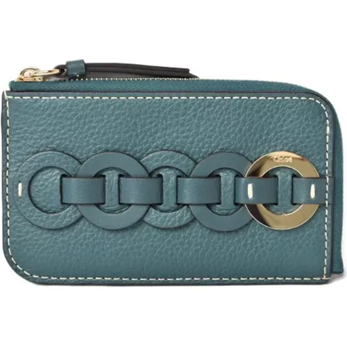 Pre-owned Wallets, female, , Size: ONE SIZE Pre-owned Leather wallets - Chloé Pre-owned - Modalova