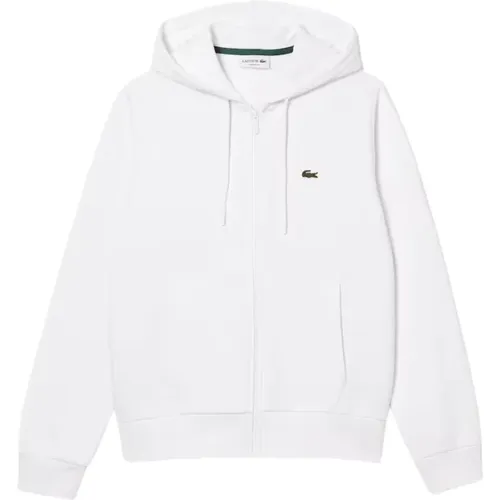 Hoodies, male, , Size: S Men`s Zip Hoodie, Comfortable and Stylish - Lacoste - Modalova