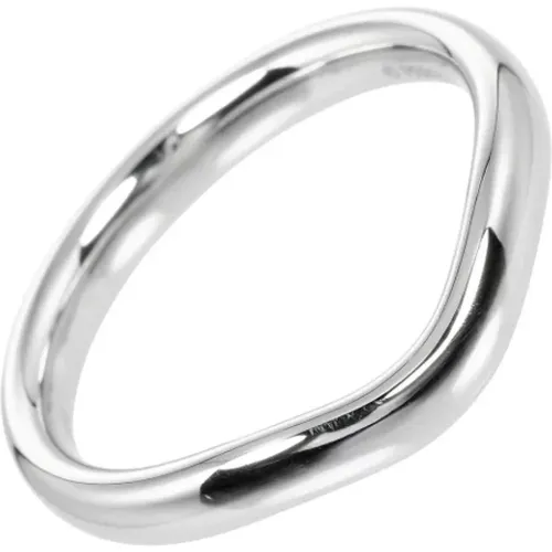 Pre-owned Jewellery, female, , Size: ONE SIZE Pre-owned White Gold rings - Tiffany & Co. Pre-owned - Modalova