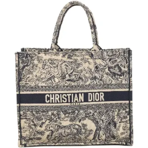 Pre-owned Tote Bags, female, , Size: ONE SIZE Pre-owned Cotton dior-bags - Dior Vintage - Modalova