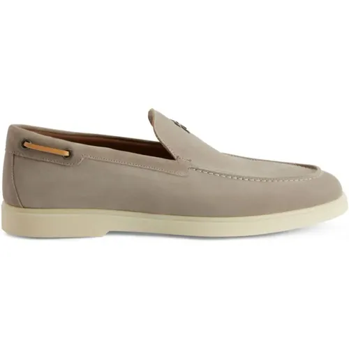 Flat shoes Light Grey , male, Sizes: 8 UK, 10 UK, 6 UK, 7 UK, 9 UK - giuseppe zanotti - Modalova