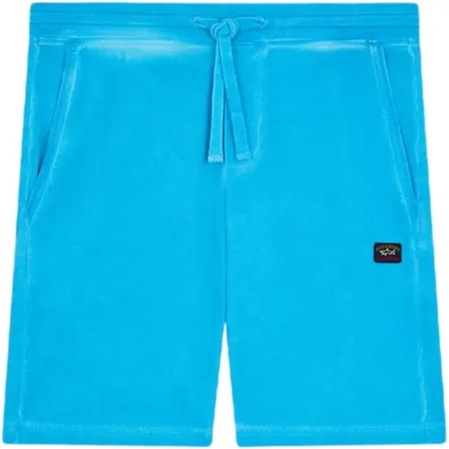 Cotton Drawstring Bermuda Shorts , male, Sizes: S - PAUL & SHARK - Modalova