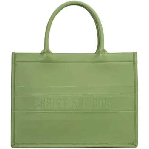 Pre-owned Tote Bags, female, , Size: ONE SIZE Pre-owned Leather dior-bags - Dior Vintage - Modalova