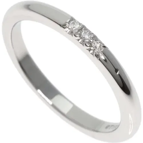 Pre-owned Jewellery, female, , Size: ONE SIZE Pre-owned Platinum rings - Tiffany & Co. Pre-owned - Modalova