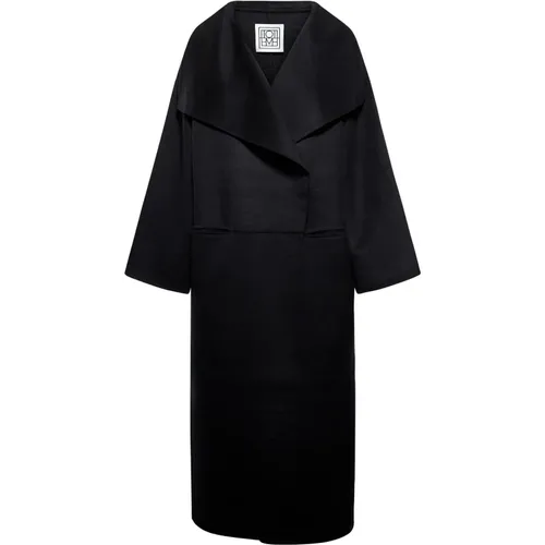 Wool Cashmere Long Coat , female, Sizes: S, 2XS - TotêMe - Modalova