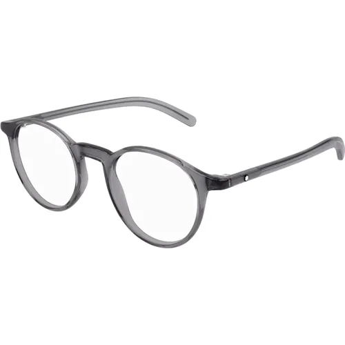 Stylische Brille Mb0329O Farbe 002 , Herren, Größe: 49 MM - Montblanc - Modalova