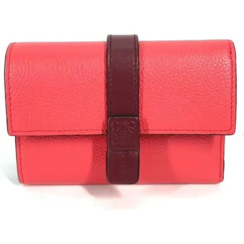 Pre-owned Wallets, female, , Size: ONE SIZE Pre-owned Leather wallets - Loewe Pre-owned - Modalova