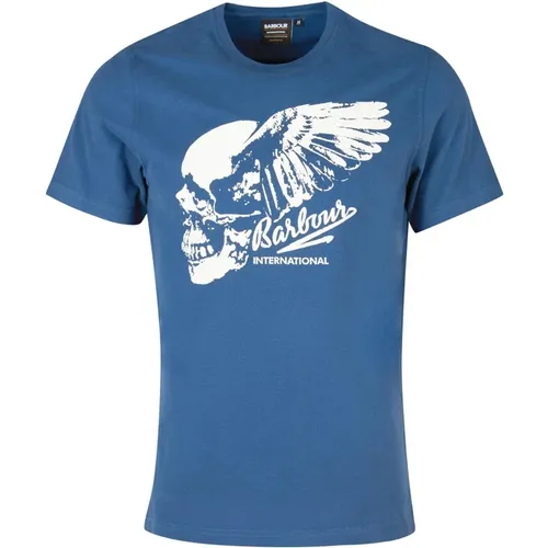 Graphic-Print T-Shirt , male, Sizes: M, XL, L, 2XL - Barbour - Modalova