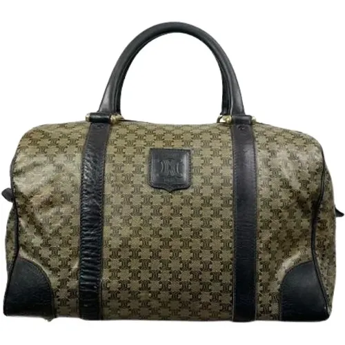 Pre-owned Weekend Bags, female, , Size: ONE SIZE Pre-owned Leather Weekend Bag - Celine Vintage - Modalova