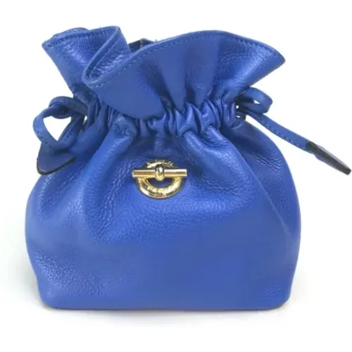 Pre-owned Bucket Bags, female, , Size: ONE SIZE Pre-owned Leather shoulder-bags - Celine Vintage - Modalova