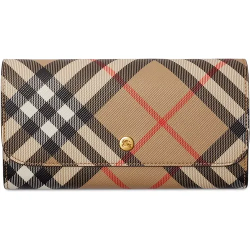 Classic Wallet with Card Slots , female, Sizes: ONE SIZE - Burberry - Modalova