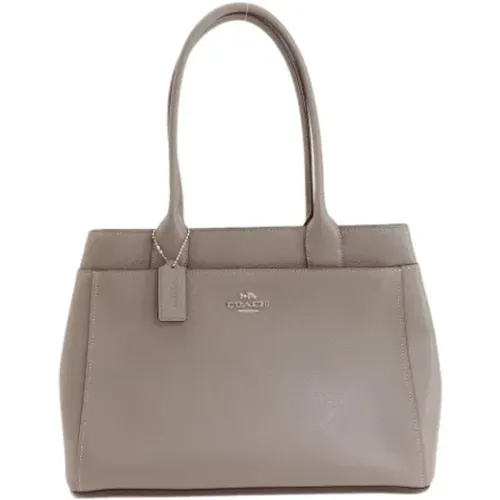 Pre-owned Tote Bags, female, , Size: ONE SIZE Pre-owned Leather shoulder-bags - Coach Pre-owned - Modalova