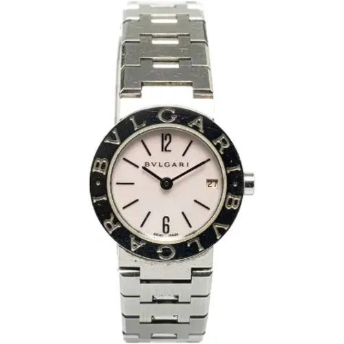 Pre-owned Stainless Steel watches , female, Sizes: ONE SIZE - Bvlgari Vintage - Modalova