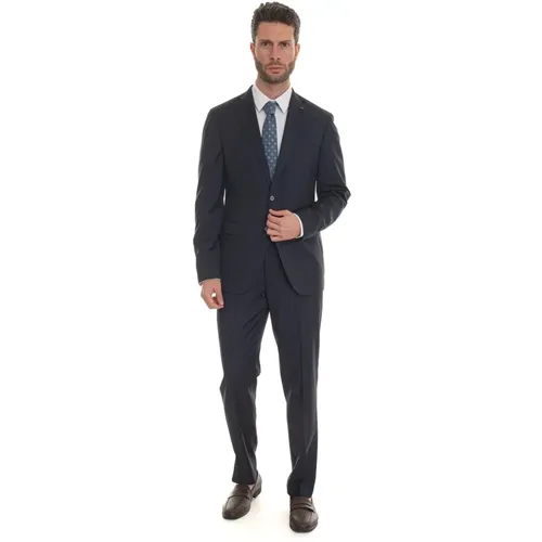 Classic 2-Button Wool Suit , male, Sizes: L, XL - Michael Kors - Modalova