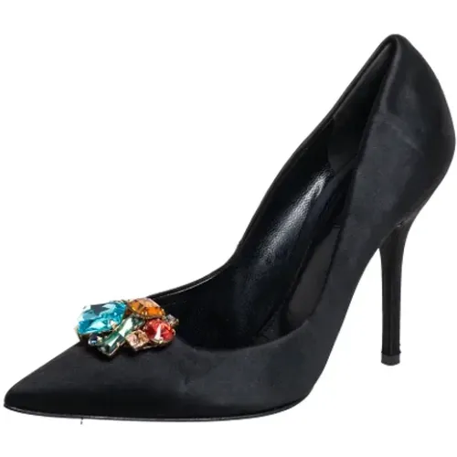 Pre-owned Pumps, female, , Size: 9 US Pre-owned Satin heels - Dolce & Gabbana Pre-owned - Modalova