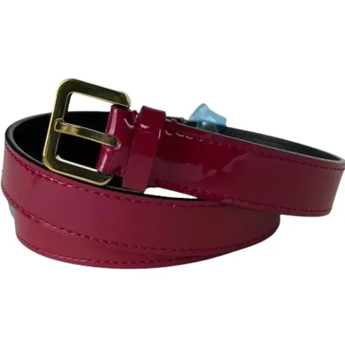 Pre-owned Leather belts , female, Sizes: ONE SIZE - Louis Vuitton Vintage - Modalova