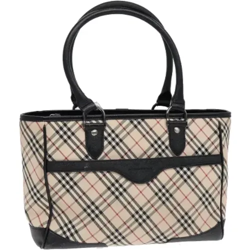 Pre-owned Tote Bags, female, , Size: ONE SIZE Pre-owned Canvas handbags - Burberry Vintage - Modalova