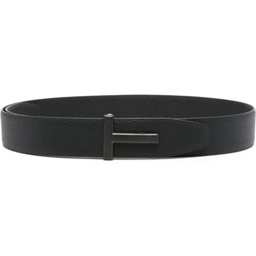 Leather belt , male, Sizes: 105 CM - Tom Ford - Modalova