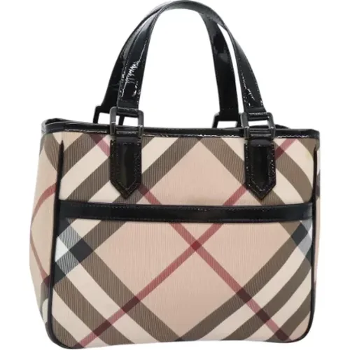 Pre-owned Tote Bags, female, , Size: ONE SIZE Pre-owned Leather handbags - Burberry Vintage - Modalova