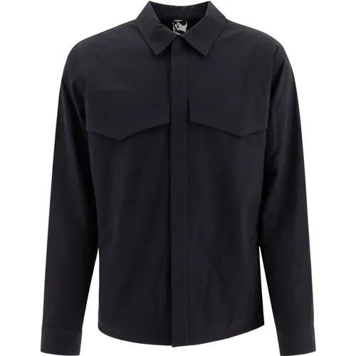 Light Jackets, male, , Size: L Alpha Overshirt - Gr10K - Modalova