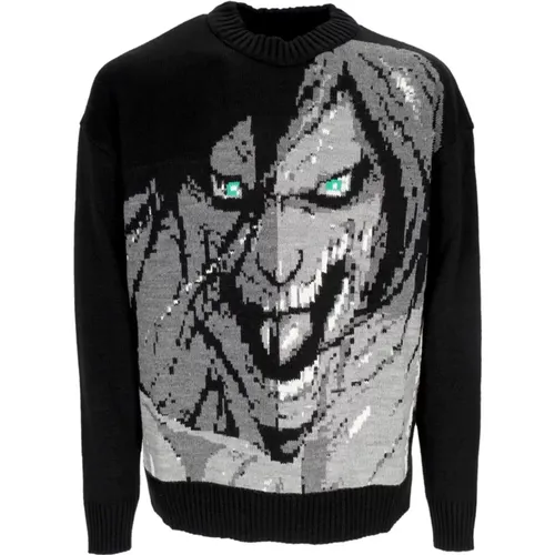 Attack Titan Sweater - Schwarz , Herren, Größe: M - Dolly Noire - Modalova