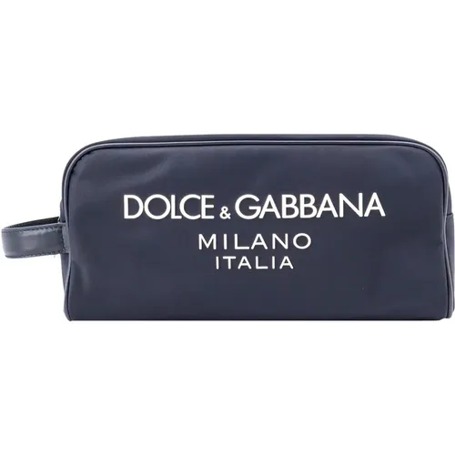 Logo Nylon Clutch , Herren, Größe: ONE Size - Dolce & Gabbana - Modalova