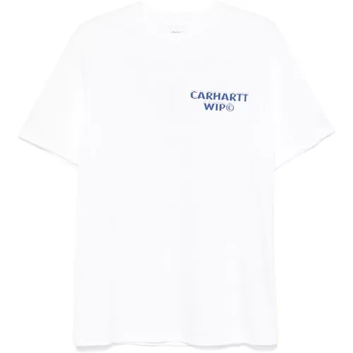 T-Shirts, male, , Size: S Ice T-Shirt - Carhartt WIP - Modalova