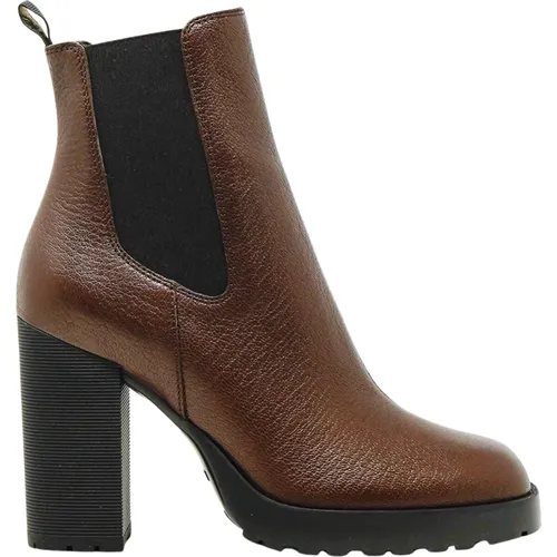Elegant Heeled Boots for Women , female, Sizes: 3 1/2 UK, 7 UK, 5 UK - Hogan - Modalova