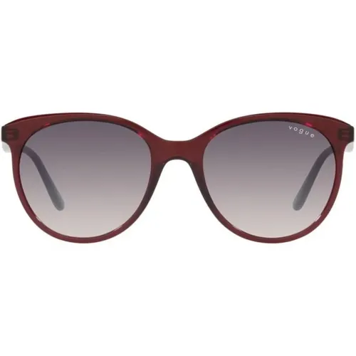Transparente Bordeaux Sonnenbrille , Damen, Größe: 53 MM - Vogue - Modalova
