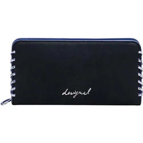 Wallets & Cardholders, female, , Size: ONE SIZE Women Wallet with Multiple Compartments - Desigual - Modalova
