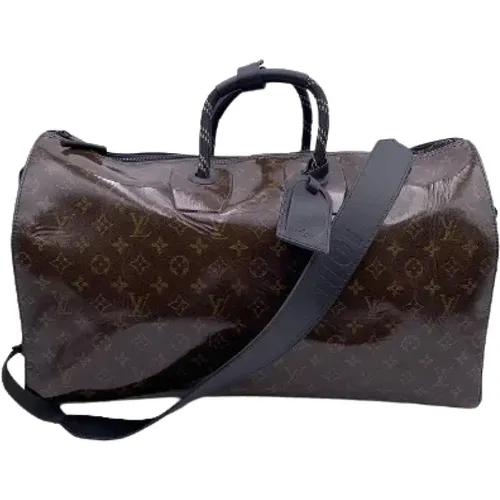 Pre-owned Weekend Bags, female, , Size: ONE SIZE Pre-owned Canvas travel-bags - Louis Vuitton Vintage - Modalova